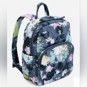 Vera Bradley Ultralight Compact Backpack in Chrysanthemum Crush Pattern USED 1X